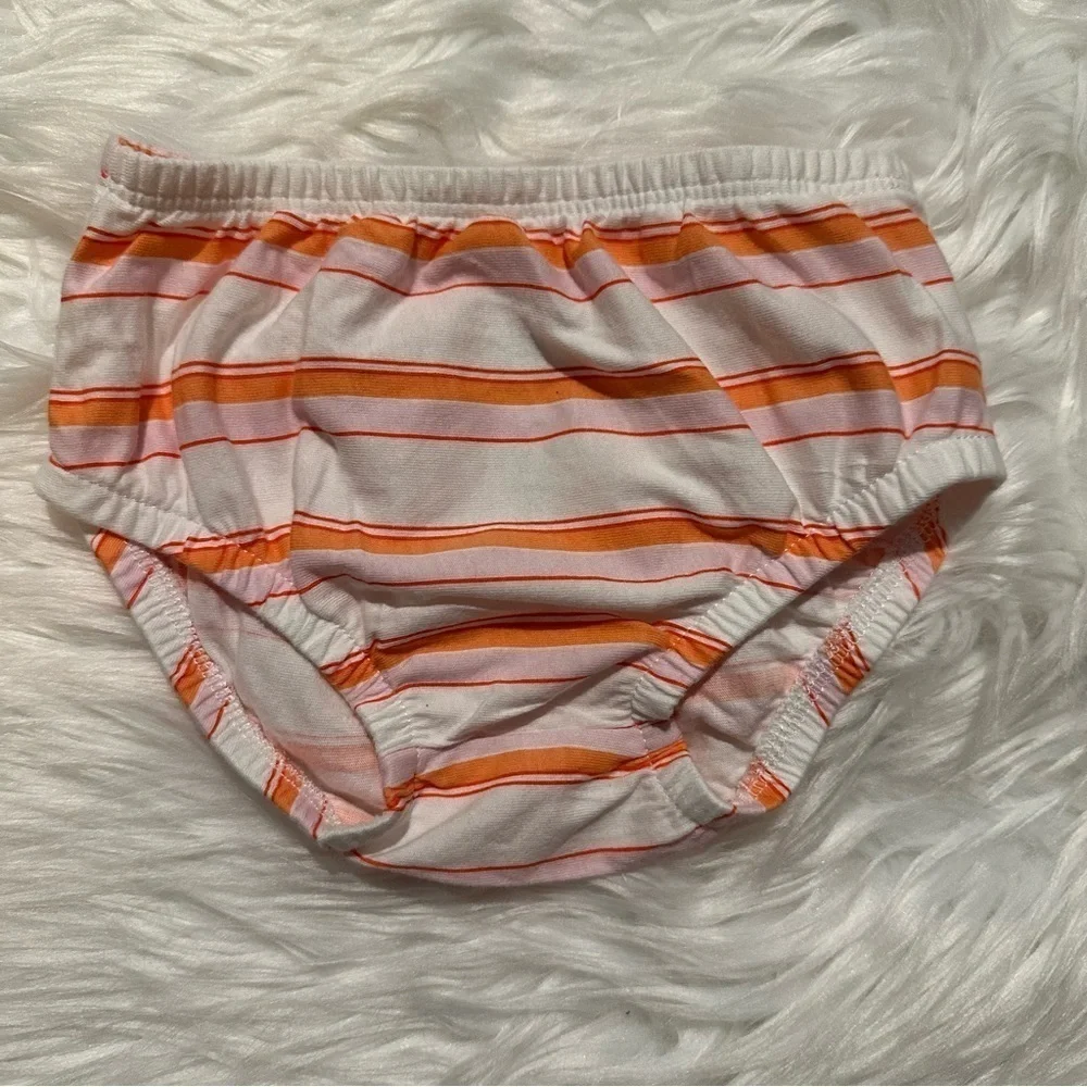 Carter’s Baby Girl 12M Striped Ruffle Dress‎ Bloomers 2 Piece Set